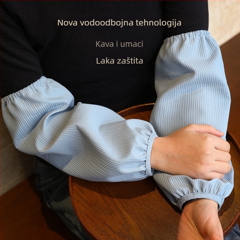 Rukavimai za kuhinju i ured, otporni na ulje i mrlje, poliester, jednostavan stil, jednobojni uzorak, marka Mikio Aoi