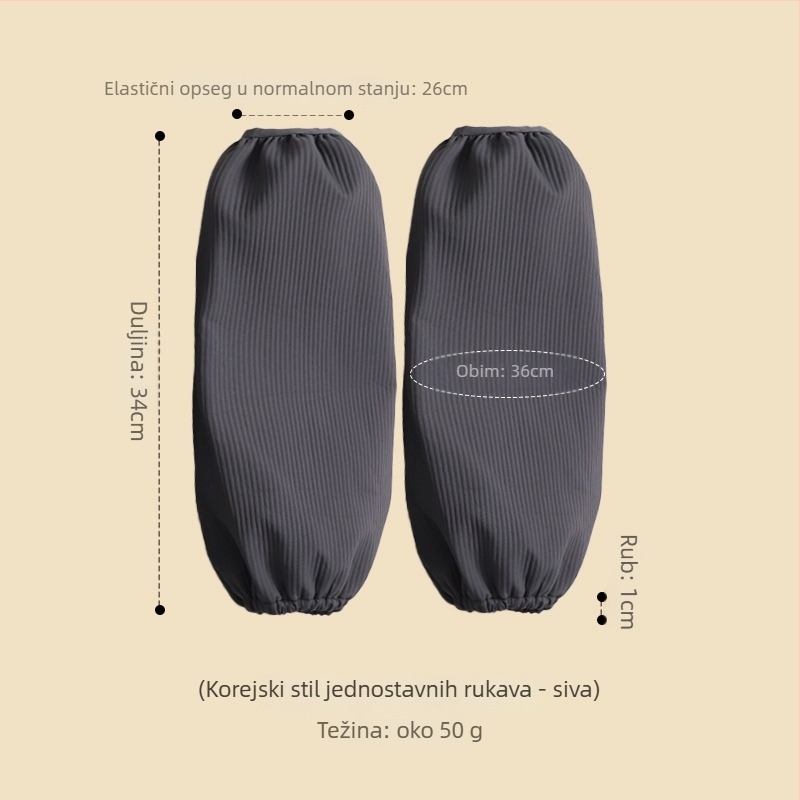 Rukavimai za kuhinju i ured, otporni na ulje i mrlje, poliester, jednostavan stil, jednobojni uzorak, marka Mikio Aoi