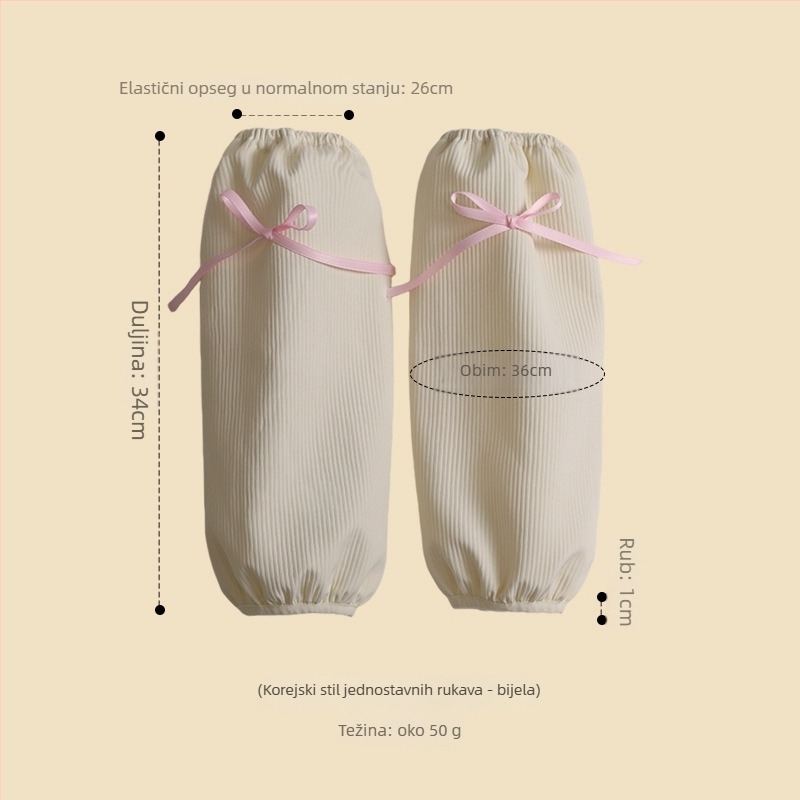 Rukavimai za kuhinju i ured, otporni na ulje i mrlje, poliester, jednostavan stil, jednobojni uzorak, marka Mikio Aoi