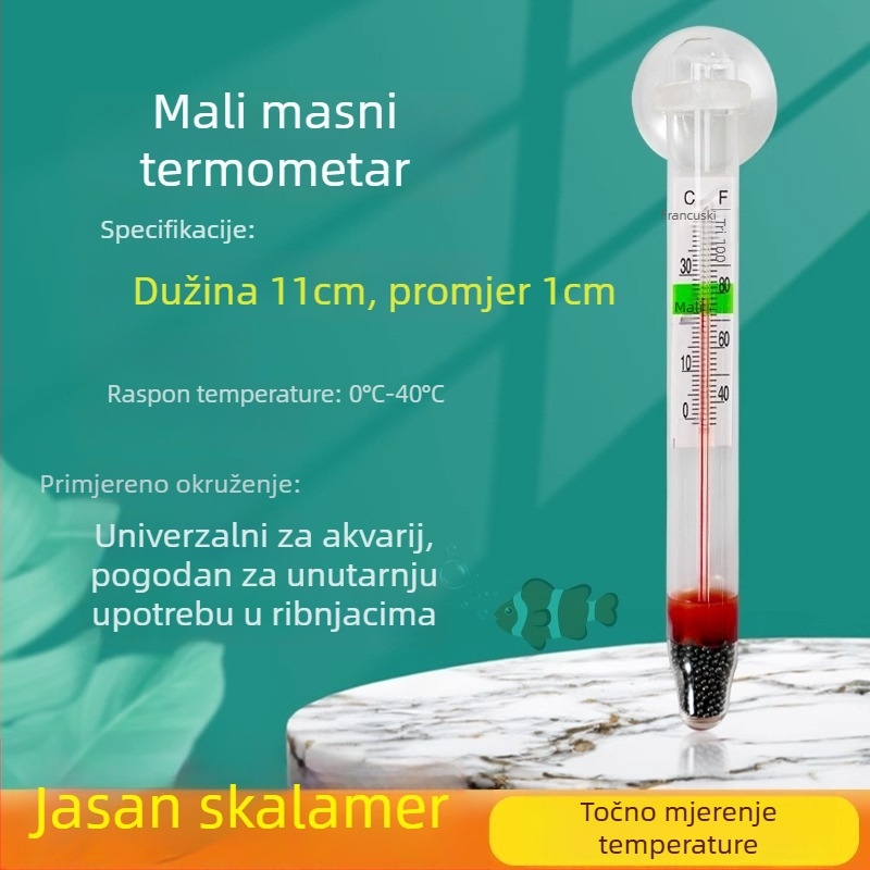 Termometar za akvarij, visoka preciznost mjerenja temperature vode, za tropske ribe