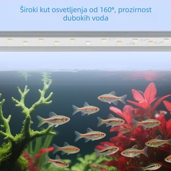 Pametno LED klipsno svjetlo za akvarij s punim spektrom za vodene biljke