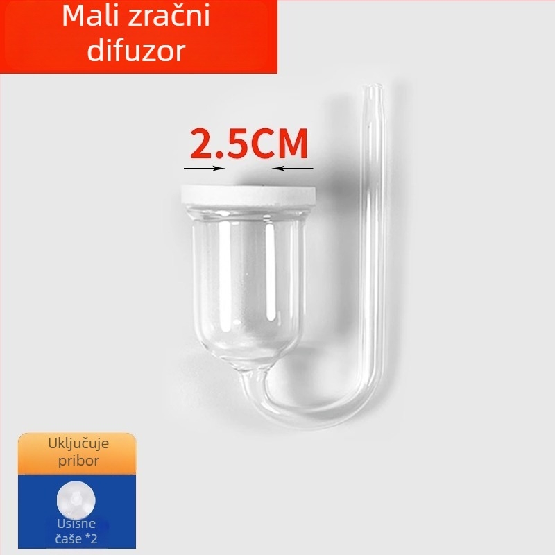 Pumpa za kisik u akvariju s tihim radom, Air Refiner, Air Disc i Nano Bubble Stone