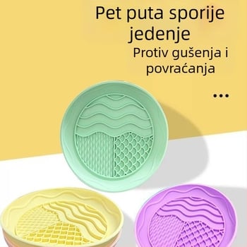 Silikonski mat za lizanje za pse i mačke – sporo hranjenje i igračka za obogaćivanje