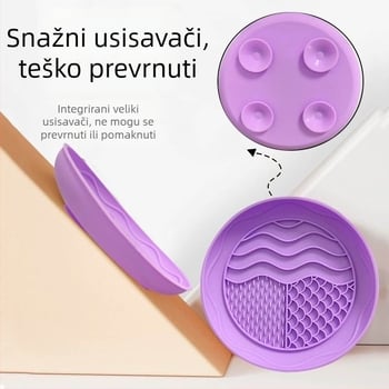 Silikonski mat za lizanje za pse i mačke – sporo hranjenje i igračka za obogaćivanje