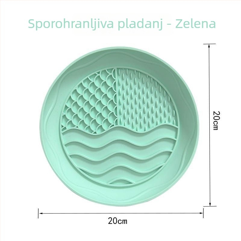 Silikonski mat za lizanje za pse i mačke – sporo hranjenje i igračka za obogaćivanje