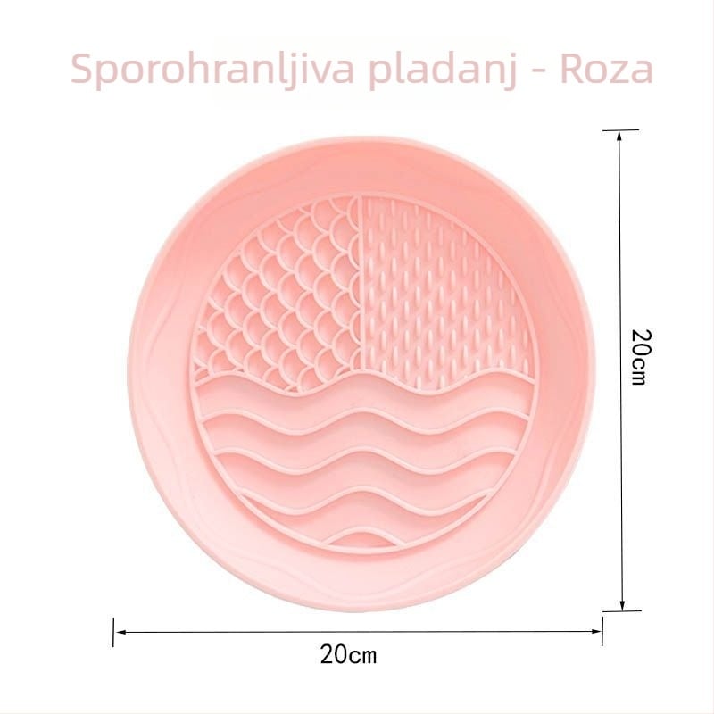 Silikonski mat za lizanje za pse i mačke – sporo hranjenje i igračka za obogaćivanje