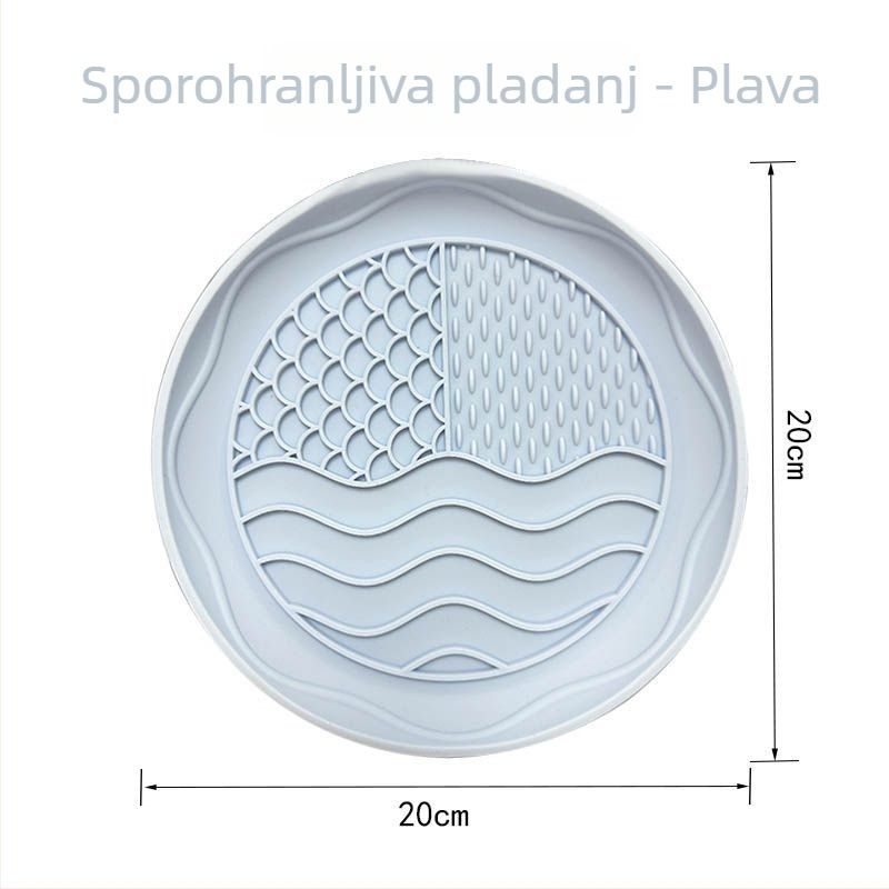 Silikonski mat za lizanje za pse i mačke – sporo hranjenje i igračka za obogaćivanje