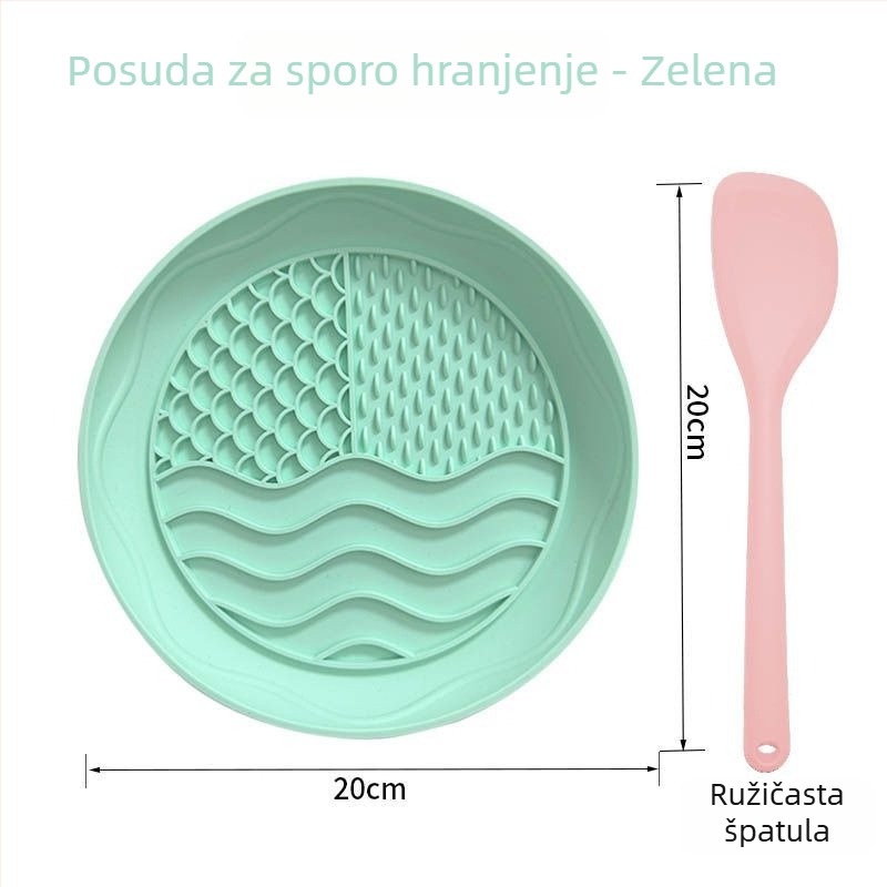 Silikonski mat za lizanje za pse i mačke – sporo hranjenje i igračka za obogaćivanje