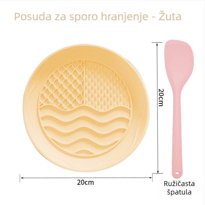 Silikonski mat za lizanje za pse i mačke – sporo hranjenje i igračka za obogaćivanje