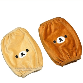 Navlake za rukave s Rilakkuma uzorkom — unisex, jesen–zima, protiv prljavštine, otisak