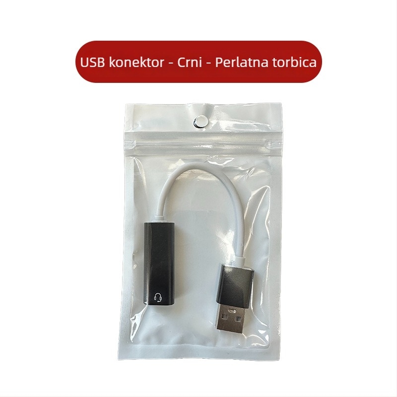 Type-C USB na 3,5 mm digitalni audio adapter s aluminijskim kućištem za pametne telefone i računala (Model HFR023)