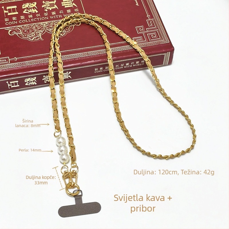 Lanac za remen za telefon - metalni lanac, elektroplatiranje, Šifra proizvoda Lh2516, Proljeće 2025