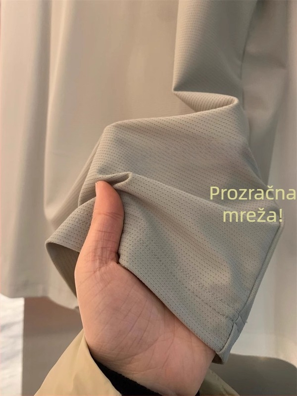 Muška majica kratkih rukava, brzo sušeća, prozračna, visoka elastičnost, okrugli izrez