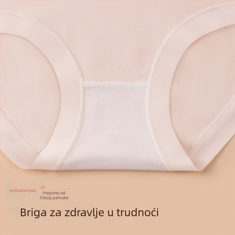 Trudničko donje rublje od čistog pamuka, visokog struka, prozračan, podrška trbuha, elastično