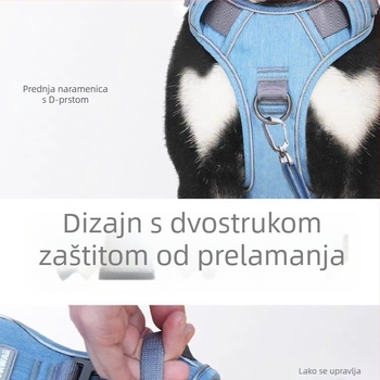Najlonski prsluk-stil za pse, podesiv, pakiranje 1 komad