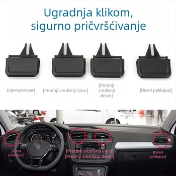 Klip lamela ventilacije VW Tiguan L — Oukachi, kompatibilan Tiguan L