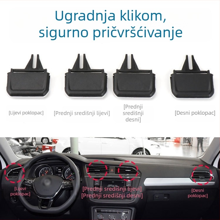 Klip lamela ventilacije VW Tiguan L — Oukachi, kompatibilan Tiguan L