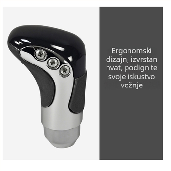 Ručica mjenjača automobila, ABS materijal, univerzalna kompatibilnost, otporna na klizanje i udobna, model AC-262, brenda carfu
