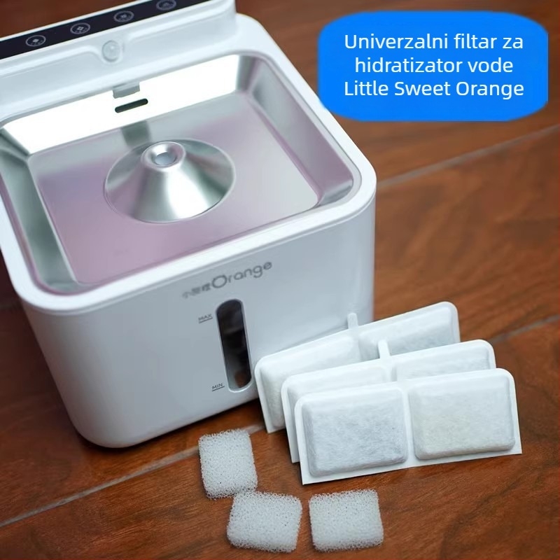 Little Sweet Orange Pro Bežični Pametni Uređaj za Pijenje Vode za Kućne Ljubimce – Plastični, Pogodno za Mačke