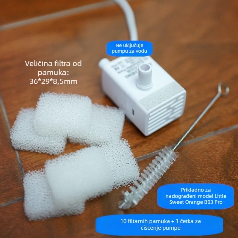 Little Sweet Orange Pro Bežični Pametni Uređaj za Pijenje Vode za Kućne Ljubimce – Plastični, Pogodno za Mačke