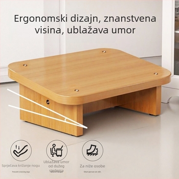 Uredsko stopalo pod stolom – Jednostavan modern stil, umjetna ploča, Model Footrest, Pogodno za djecu i odrasle