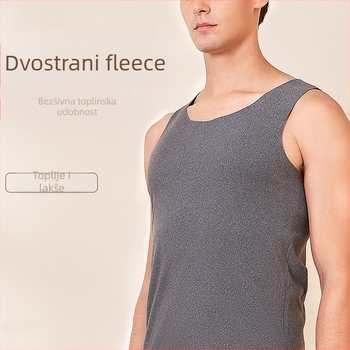 Termalna vesta, poliester, oblikovanje tijela, održava toplinu, debljina 201-250 g/m2