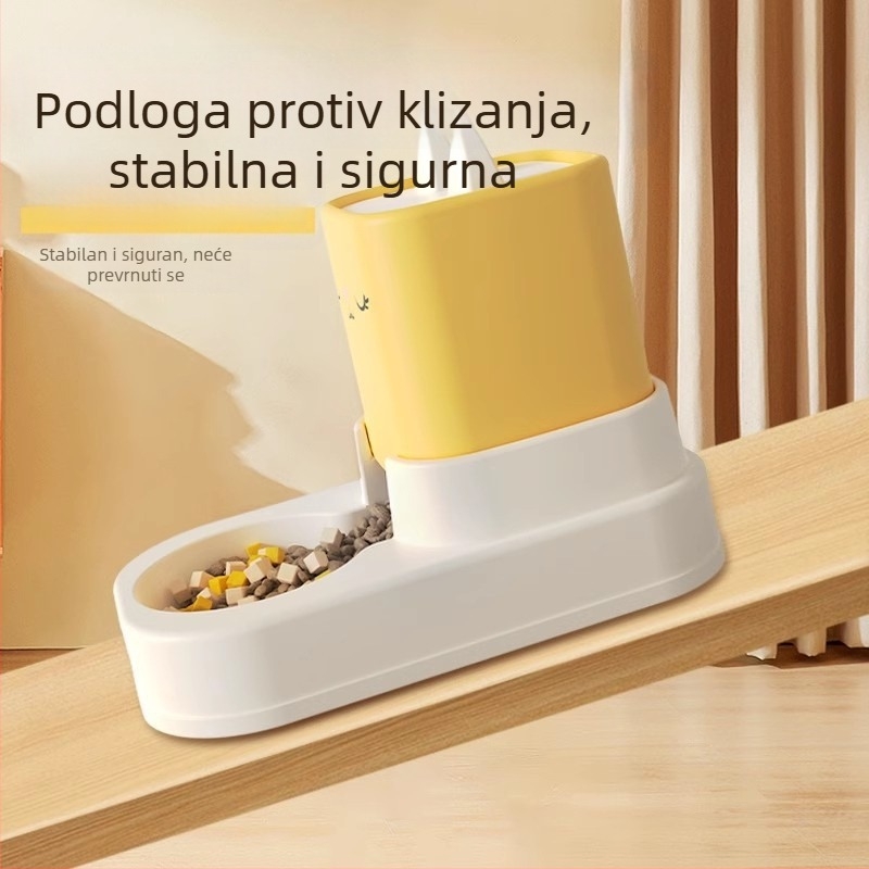 Automatska posuda za vodu i hranjenje mačaka, bežični dizajn, komplet, Guazhou Animal Husbandry
