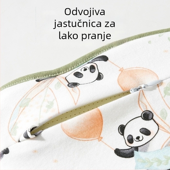 Novorođenačka jastučnica za oblikovanje glave – korekcija oblika glave, prevencija plosne glave, 0-6 mjeseci, pamuk