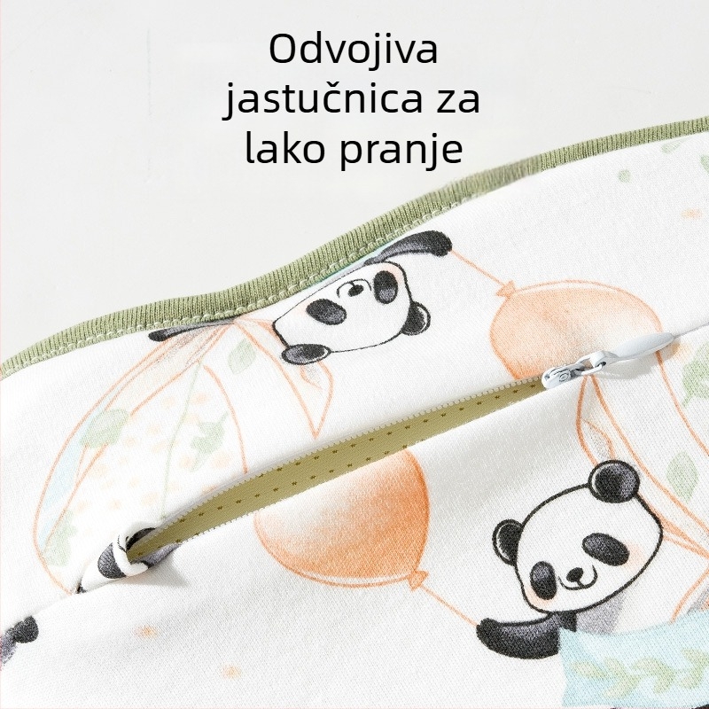 Novorođenačka jastučnica za oblikovanje glave – korekcija oblika glave, prevencija plosne glave, 0-6 mjeseci, pamuk