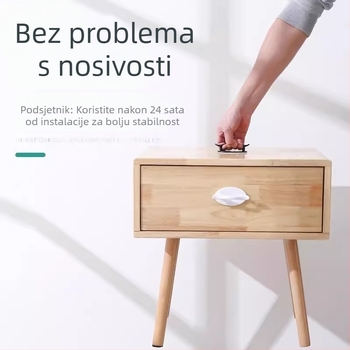 Plastična ručka za kuhinjska vrata ormarića s vakuumom za staklena klizna vrata, model 2106232300