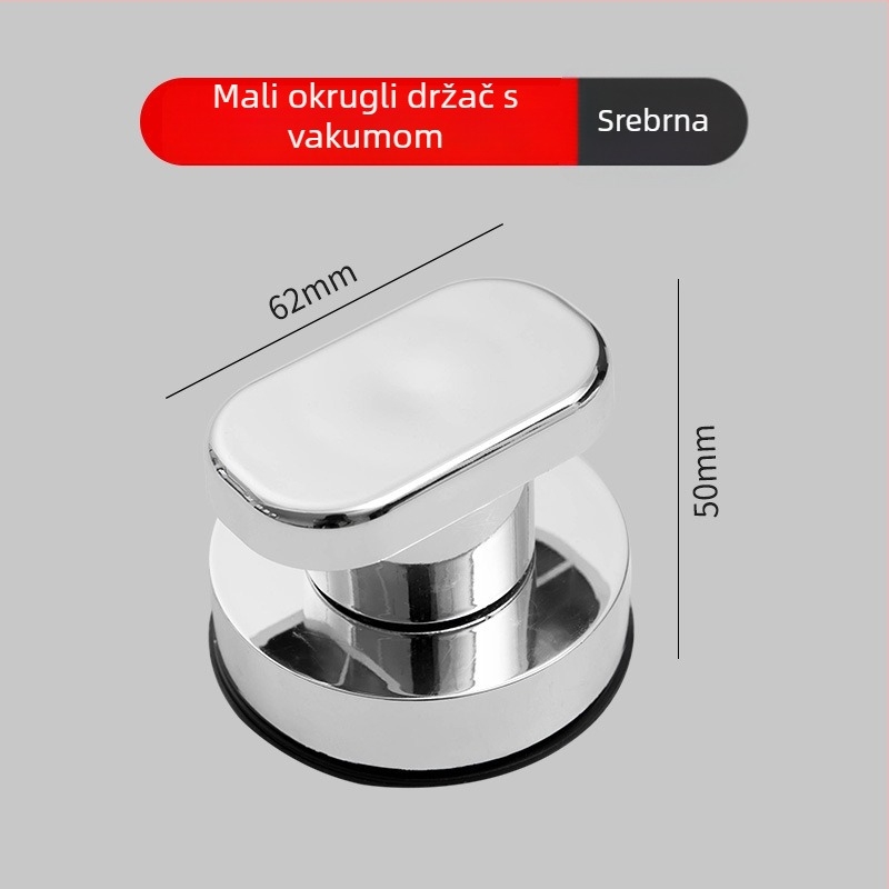 Plastična ručka za kuhinjska vrata ormarića s vakuumom za staklena klizna vrata, model 2106232300