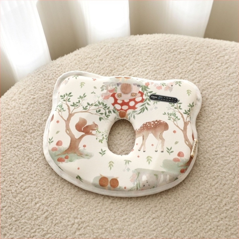 Buffie Bear Dječja jastučnica za 0–6 mjeseci, upija znoj i diše, protiv plagiocefalije, silikonska oblikujuća jastučnica