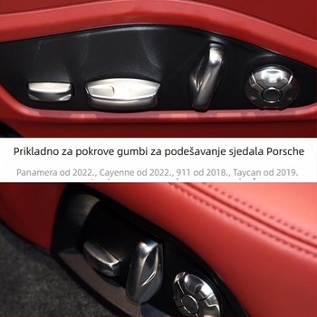 Anxin 89789670 dekorativni poklopac gumba za podešavanje sjedala Porsche Macan Cayenne Panamera 718 Taycan