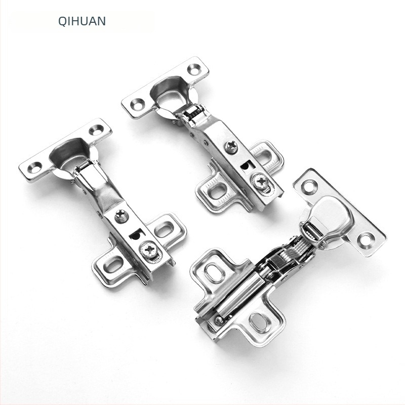 Šarke za vrata ormara s hidrauličnim amortizatorom za tiho otvaranje, niklani hladno valjani čelik, za drvena vrata/ormare