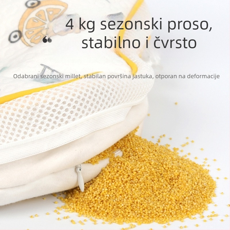 Dječji jastuk u obliku morske zvijezde s jezgrom od memorijske pjene, navlaka od kemijskih vlakana, mogućnost prilagodbe obrade; visina jezgre ispod 5 cm; težina do 0,5 kg; pogodno za bebe.