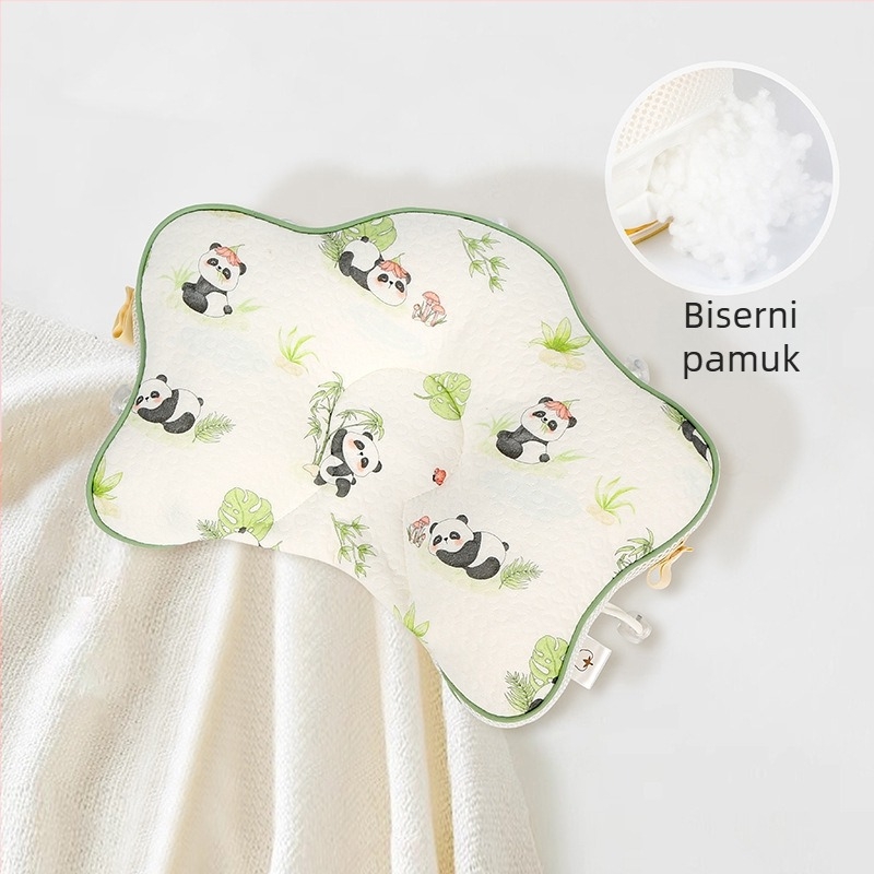 Dječji jastuk u obliku morske zvijezde s jezgrom od memorijske pjene, navlaka od kemijskih vlakana, mogućnost prilagodbe obrade; visina jezgre ispod 5 cm; težina do 0,5 kg; pogodno za bebe.