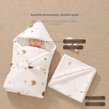 Krevetno ćebe za bebe - 100% pamuk, punjenje poliester, ≤0.5 kg, proljeće i jesen, za novorođenčad