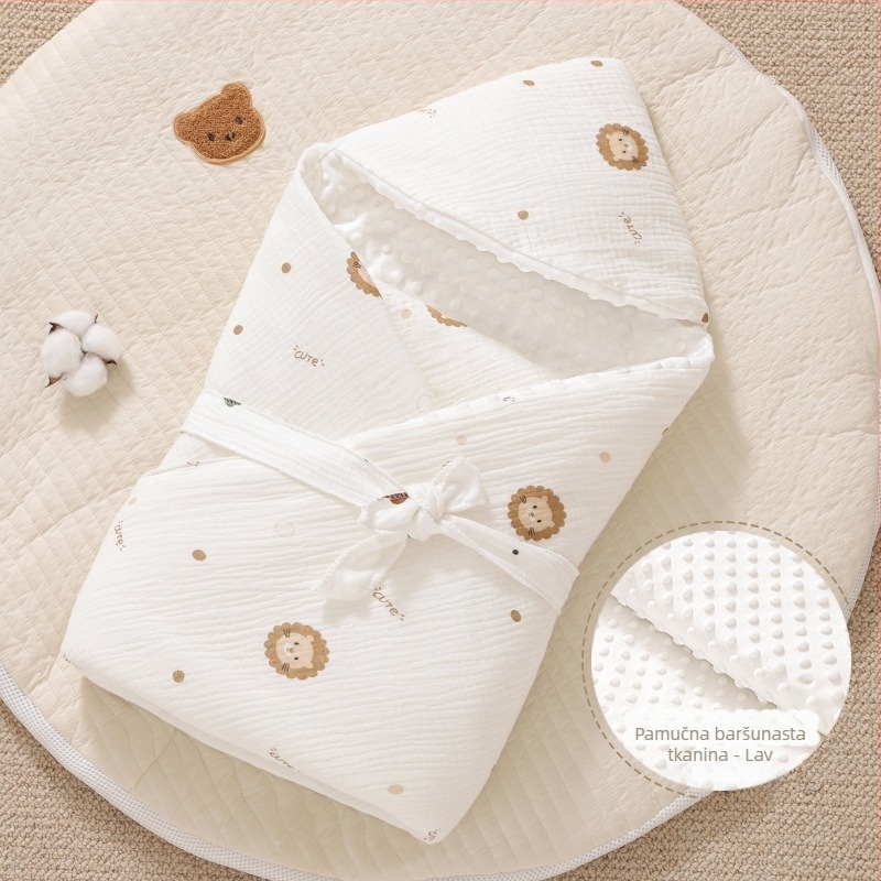 Krevetno ćebe za bebe - 100% pamuk, punjenje poliester, ≤0.5 kg, proljeće i jesen, za novorođenčad