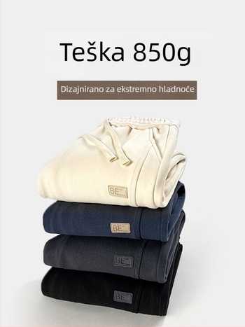 Nano Velvet hlače – protiv vjetra, flis podstava, ravni kroj, visoka elastičnost, zimska uporaba