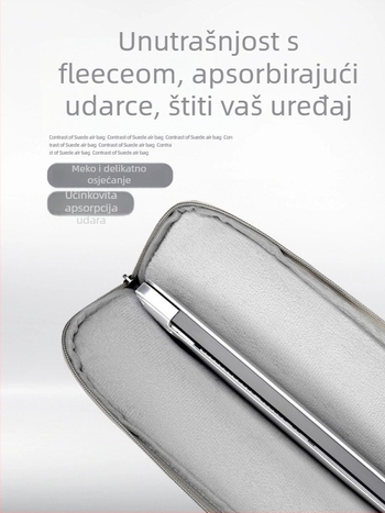 Torba za laptop od poliestera — prozračna, vodootporna, otporna na habanje i tresenje; jednofarbni uzorak