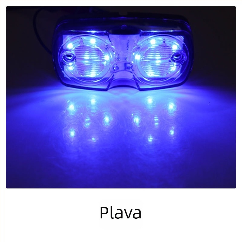 LED bočne svjetiljke kamiona – dvostruke kružne 12 LED signalne svjetiljke, univerzalne, PVC 10W 12V TRUCK026