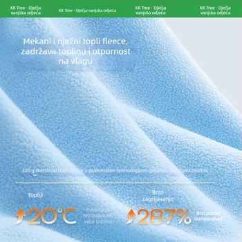 Dječja vesta, unisex, 100% poliester, zatvarač, bez podstava, zima 2025