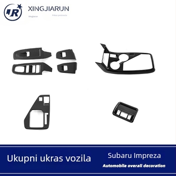 Unutarnja naljepnica za Subaru Xubao s desnim upravljanjem — ABS plastika, ljepilo, kompatibilna s krovom, prozorima, instrument pločom, središnjom konzolom, volanom i unutarnjim pločama vrata (24 modela)