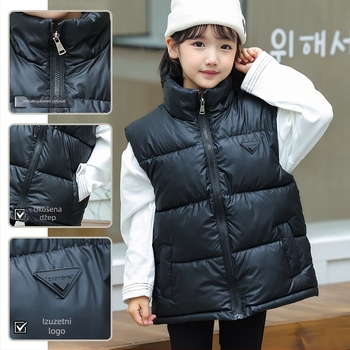 Dječja vesta u korejskom stilu, debeli kardigan za zimu