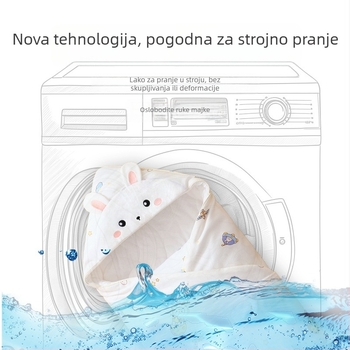 Quilt za novorođenčad – pamuk 100%, punjenje poliester; pogodno za ljeto, proljeće, jesen i zimu; sigurnosna klasa A; za novorođenčad 0–1 godina