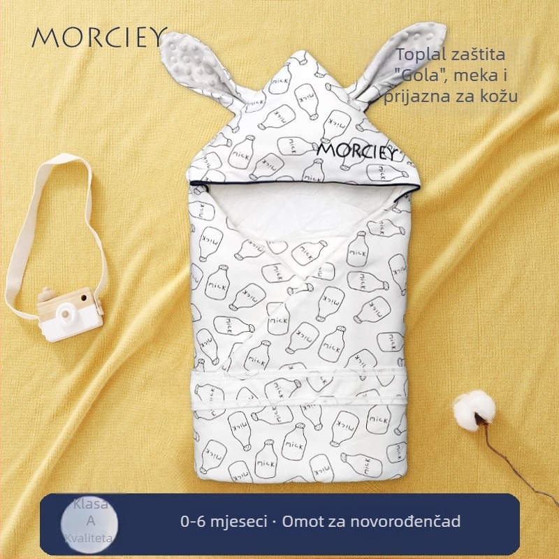 Quilt za novorođenčad – pamuk 100%, punjenje poliester; pogodno za ljeto, proljeće, jesen i zimu; sigurnosna klasa A; za novorođenčad 0–1 godina