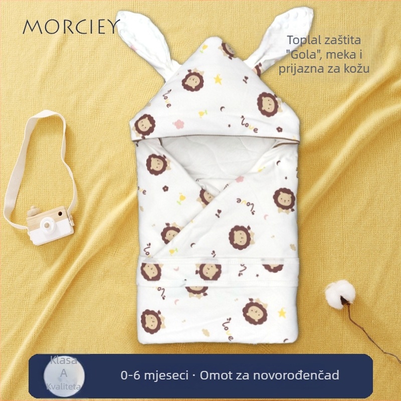 Quilt za novorođenčad – pamuk 100%, punjenje poliester; pogodno za ljeto, proljeće, jesen i zimu; sigurnosna klasa A; za novorođenčad 0–1 godina