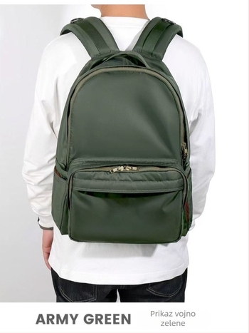 TANKER DAYPACK serija, unisex gradski ruksak od poliestera, kapacititet ispod 20L, kompatibilan s prijenosnim računalom, proljeće 2026