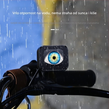 LED Evil Eye retrovizor za električni automobil i motocikl – ABS, 12V, 1.2A, 0.5W, Evil Eye Light