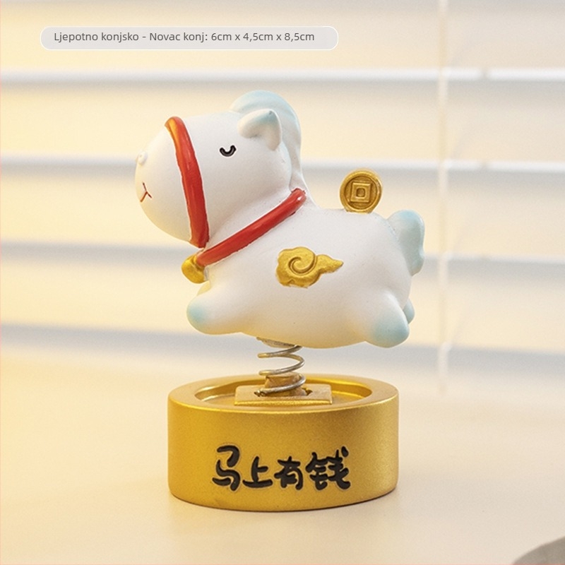 Figura od smole u karikaturi stilu: zodijakalni kon na stol – dekoracija za dom i ured, dar